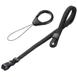 フィンガー＆ネックストラップ（ブラック）