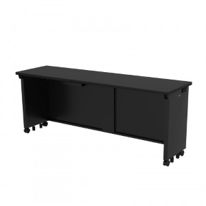 eデスク（ブラック） W1800×D500×H700【受注生産品】