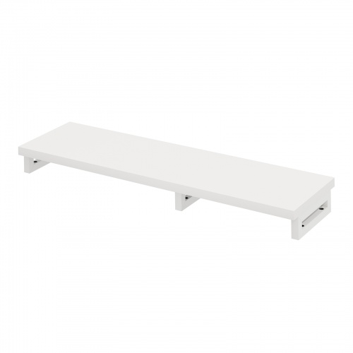 eモニタ台（角脚・白天板）W1100×D300【受注生産品】