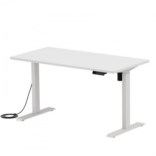 e電動昇降デスク（ホワイト）W1400×D700【受注生産品】