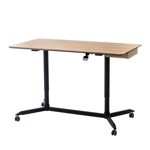 ガス昇降ミーティングデスク（W1500×D800mm）