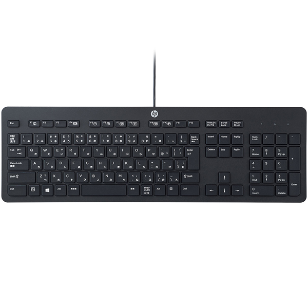 hp日本語版スタンダードスリムキーボード用シリコンキーボードカバー