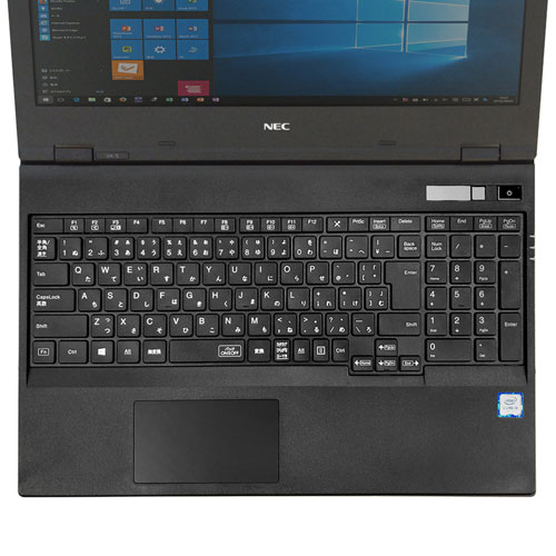 NEC VersaPro/Pro J 6/5世代 VD/VX/VL（テンキーあり）用シリコンキーボードカバー