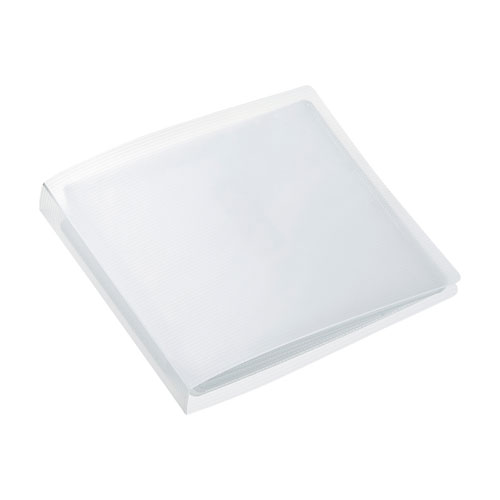 DVD・CDファイルケース（12枚収納・クリア）