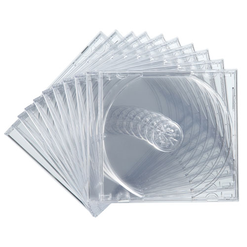 Blu-ray・DVD・CDケース（10枚セット・クリア）