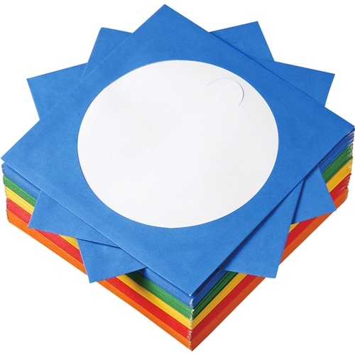 DVD・CDペーパースリーブケース（100枚入り・ミックスカラー）