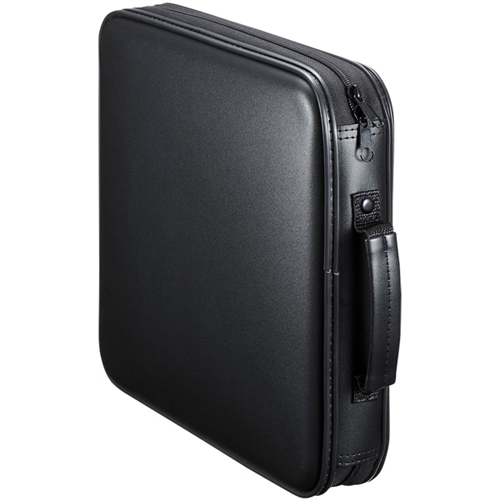 DVD・CDセミハードケース（160枚収納・ブラック）