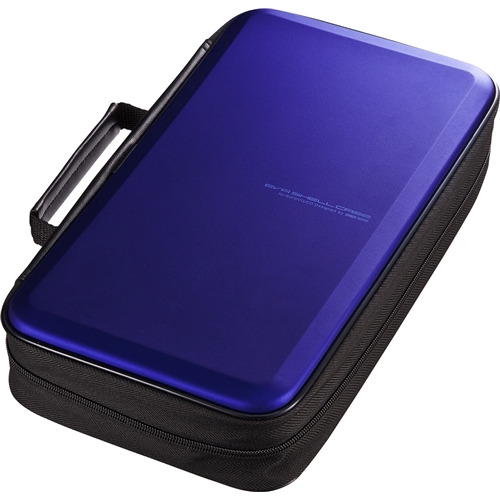 ブルーレイディスク対応セミハードケース（104枚収納・ブルー）