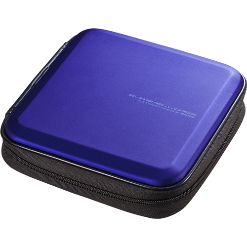 ブルーレイディスク対応セミハードケース（24枚収納・ブルー）