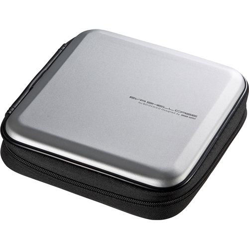 ブルーレイディスク対応セミハードケース（24枚収納・シルバー）