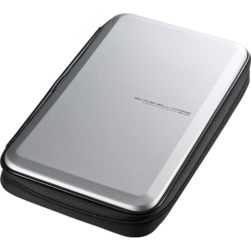 ブルーレイディスク対応セミハードケース（56枚収納・シルバー）