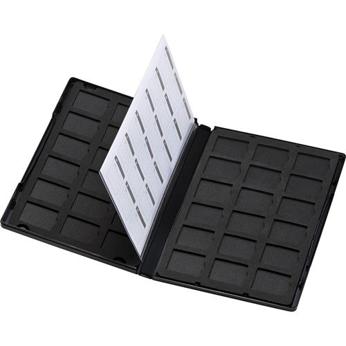 DVDトールケース型メモリーカード管理ケース（SDカード用・両面収納タイプ）