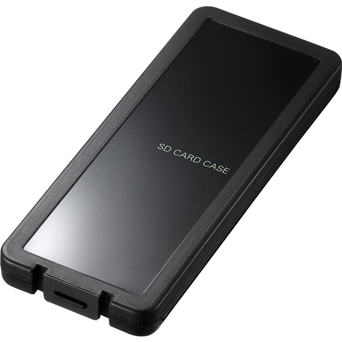 SDカードケース（6枚収納・ブラック）