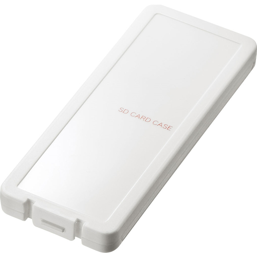 SDカードケース（6枚収納・ホワイト）