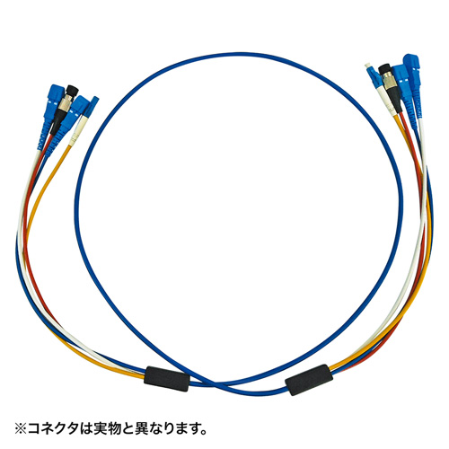 ロバスト光ファイバケーブル（20m・ブルー）