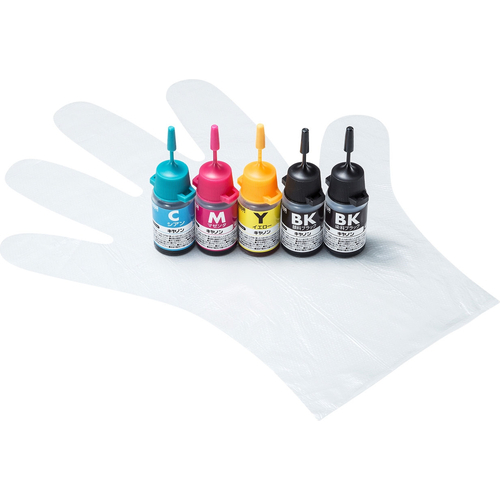 キヤノン用詰め替えインク（5色セット）