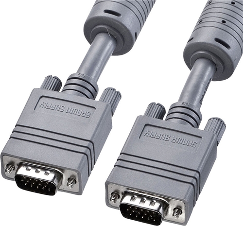 ディスプレイケーブル（複合同軸・アナログRGB・10m）