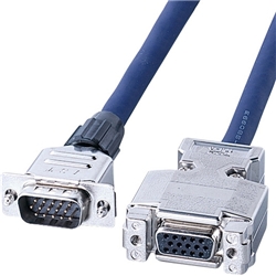 ディスプレイ延長ケーブル（複合同軸・アナログRGB・延長・6m）