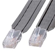 アンダーカーペットLANケーブル(10m・グレー)