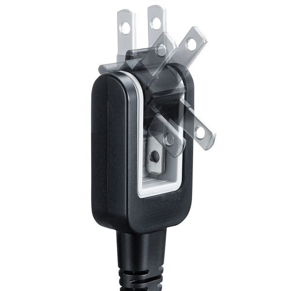 メガネ型コネクタ対応電源コード（3m）