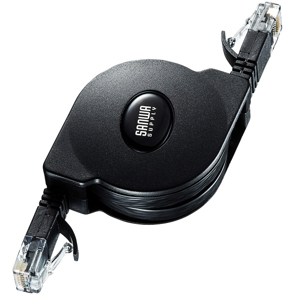 自動巻取りLANケーブル