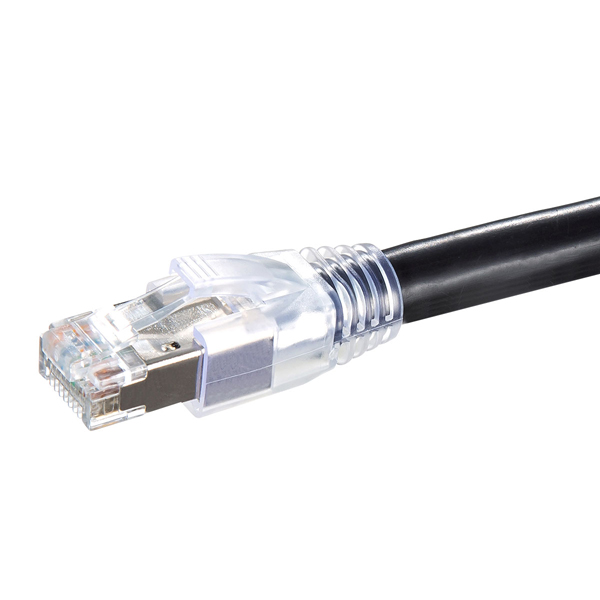 カテゴリ6A屋外用LANケーブル(ブラック・10m)