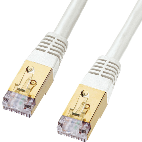 カテゴリ7LANケーブル（0.6m・ホワイト）