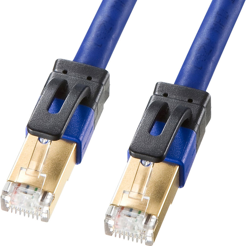 カテゴリ7A LANケーブル（3m・ブルー）