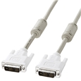 DVIケーブル(シングルリンク) ホワイト・2m