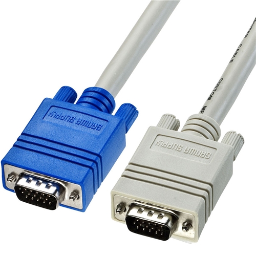 ディスプレイケーブル（複合同軸・アナログRGB・0.75m）