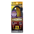 HDMIイーサネットチャンネル対応ハイスピードHDMIケーブル 1.5m ブラック