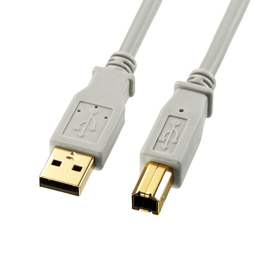 USB2.0ケーブル（ライトグレー・3m）