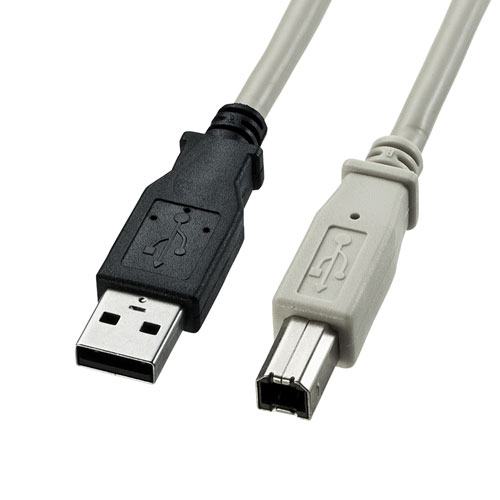 USB2.0ケーブル（ライトグレー・3m）