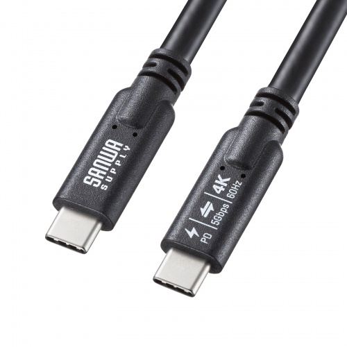 USB5Gbps Type-Cケーブル（PD100W・映像出力対応・3m）