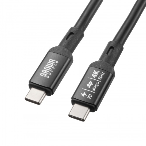 USB5Gbps Type-Cケーブル（PD75W・DP Altモード対応・7m）
