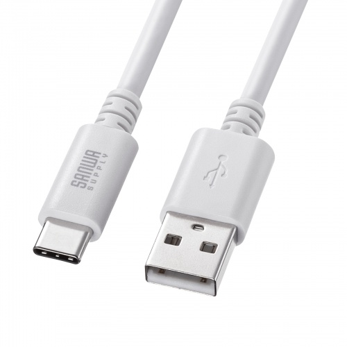 USB 2.0 Type-Cケーブル（C-A・3m・ホワイト）