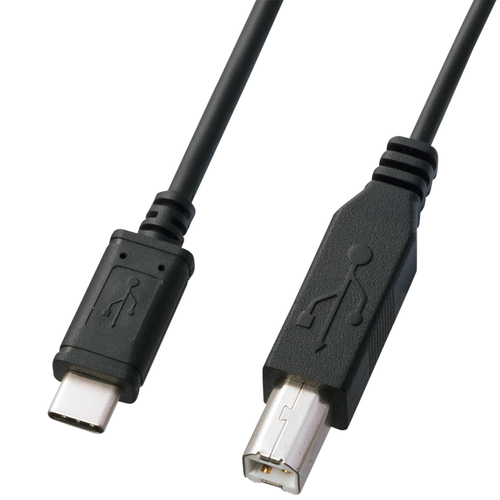 USB2.0 Type C-Bケーブル（1m・ブラック）