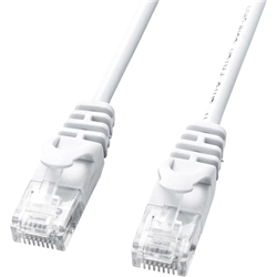 カテゴリ6極細LANケーブル（5m・ホワイト）