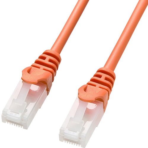 ツメ折れ防止CAT5eLANケーブル（1m・オレンジ）