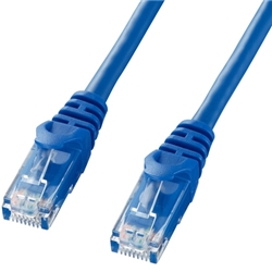 カテゴリ6 UTP LANケーブル（バルク品・5m・ブルー）