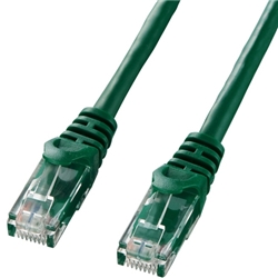 カテゴリ6 UTP LANケーブル（バルク品・5m・グリーン）