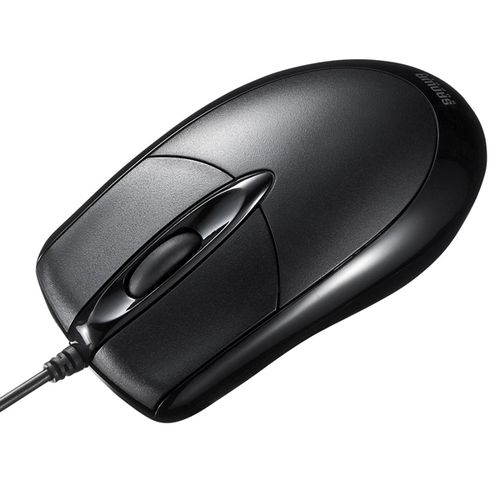 有線光学式マウス（ブラック）