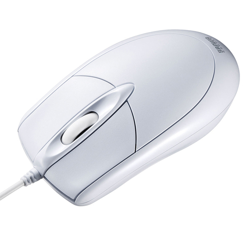 有線光学式マウス（ホワイト）