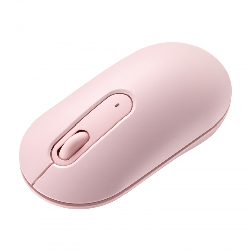 静音Bluetoothマウス ピンク