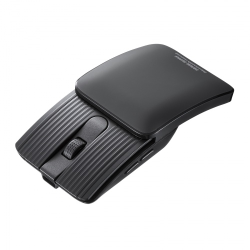 静音Bluetoothマウス（5ボタン・グレー）