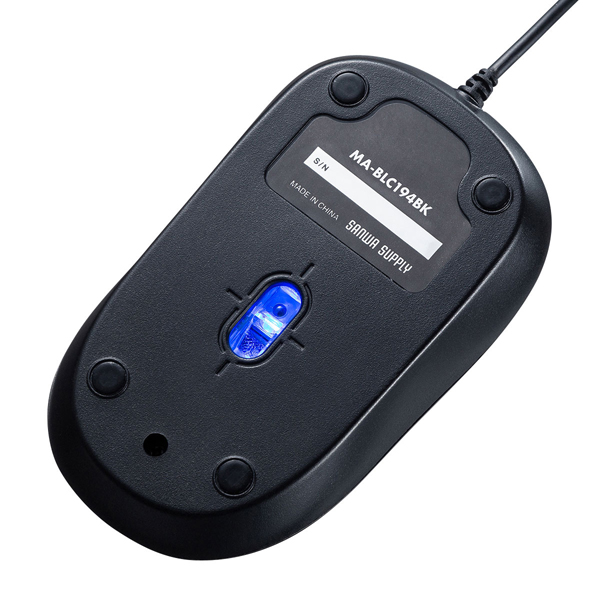 有線Type-CブルーLEDマウス