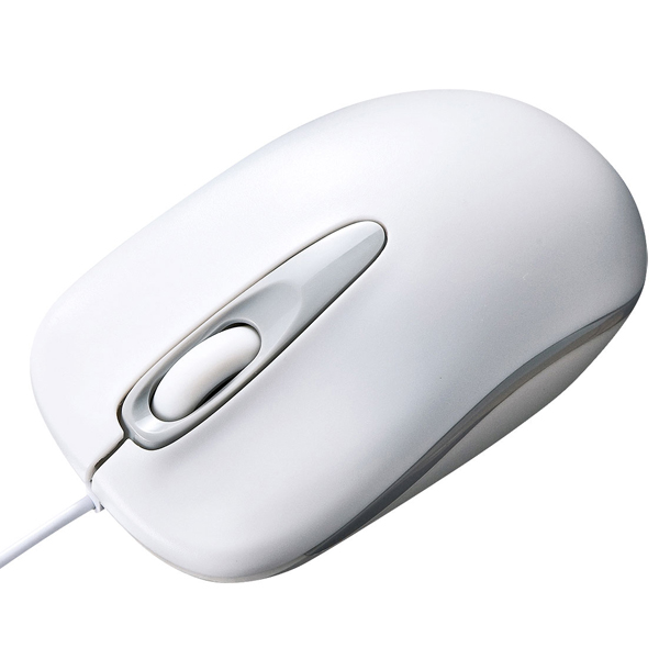 有線光学式マウス（ホワイト）