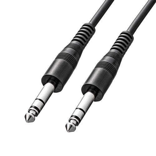 6.3mmステレオ標準プラグ（オス-オス）ケーブル（10m）