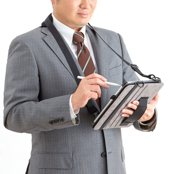 iPad Air 2020 スタンド機能付きショルダーベルトケース