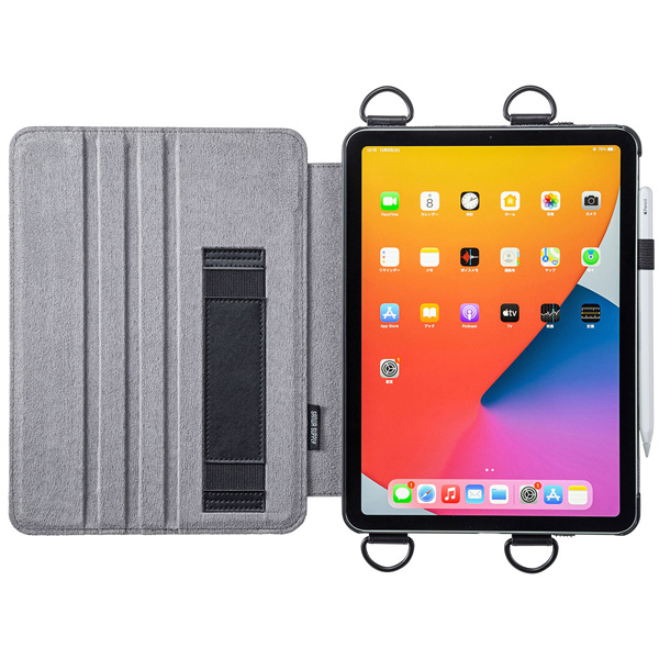 iPad Air 2020 スタンド機能付きショルダーベルトケース